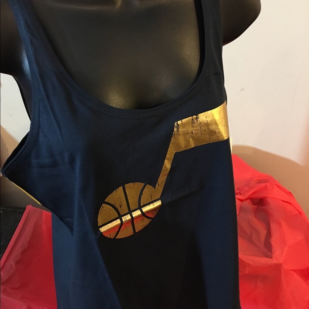 Utah Jazz women’s jersey racer back tank top